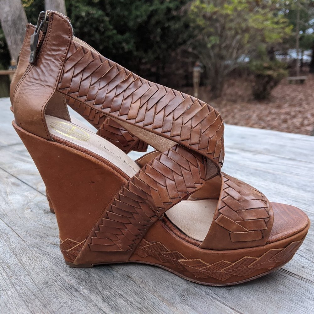 HOUSE OF HARLOW veronica platform x-strap sandal